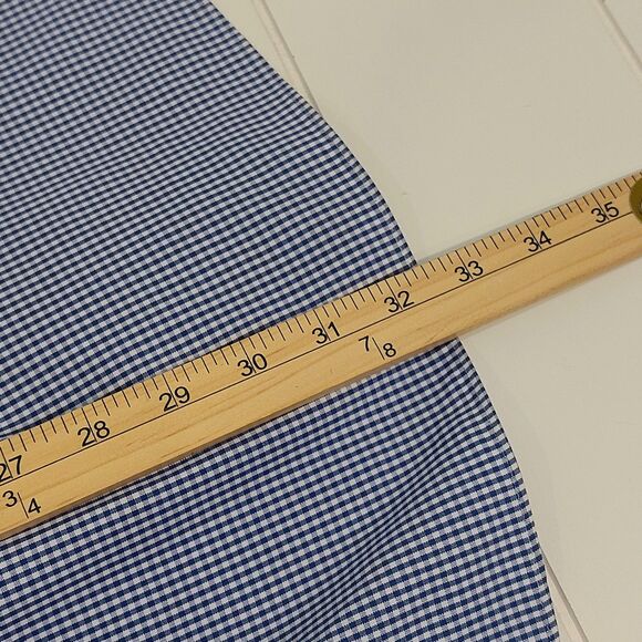 Roundtree & Yorke Advanced Gold Label Gingham Shirt Men's 18/34-35 No Iron NEW! - Picture 10 of 10